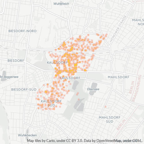 Heatmap für plz 12621