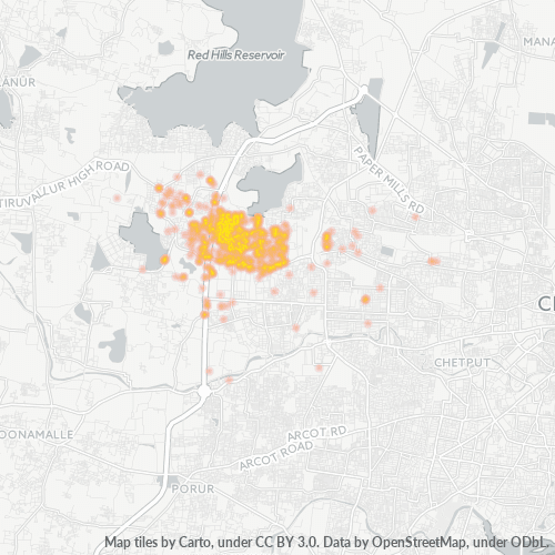600098 Business Density Heatmap