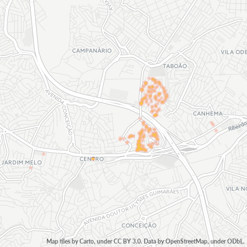09921-000 Heatmap de Densidade da Empresa