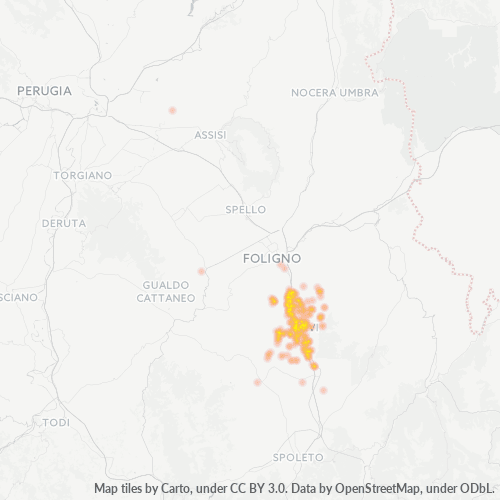06039 Mappa di concentrazione per la densità di aziende