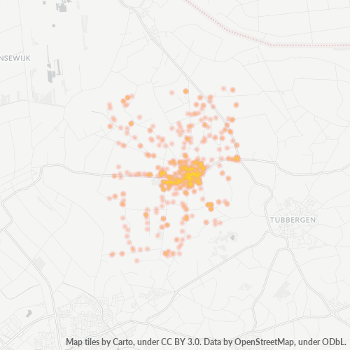 7678 Heatmap Bedrijfsdichtheid