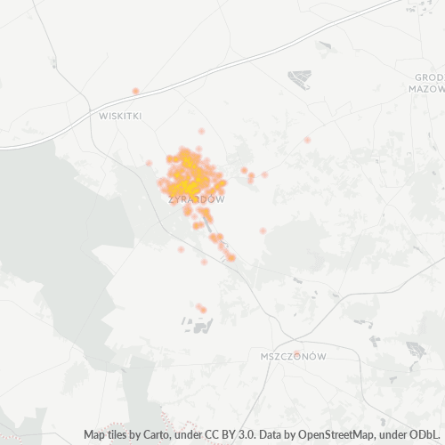 96-300 Mapa intensywności działalności gospodarczej