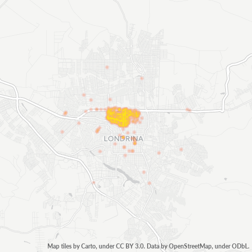 86025-000 Heatmap de Densidade da Empresa