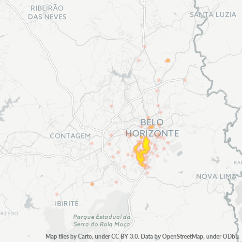 30350-000 Heatmap de Densidade da Empresa