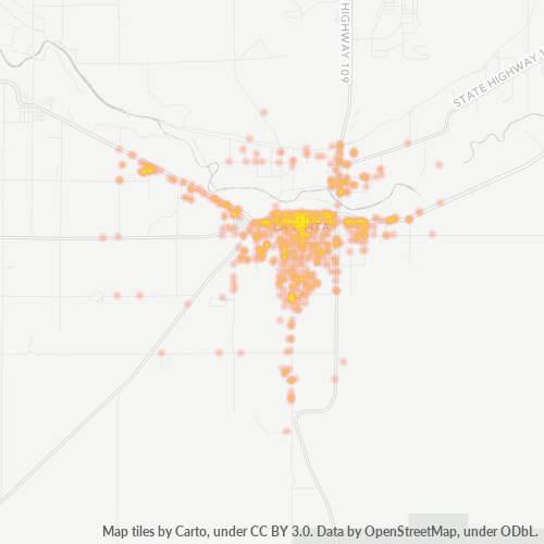 81050 Business Density Heatmap