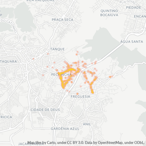 22743-000 Mapa de calor de densidad empresarial