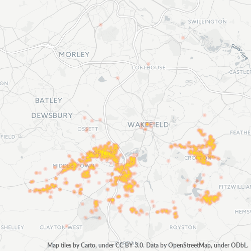 WF4 Business Density Heatmap