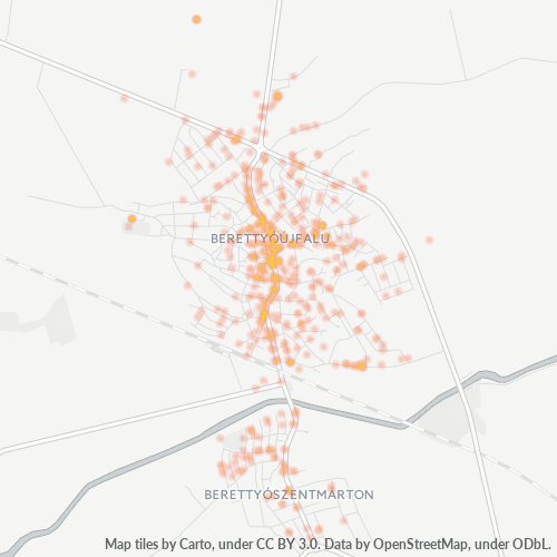 4100 Vállalati sűrűségi térkép