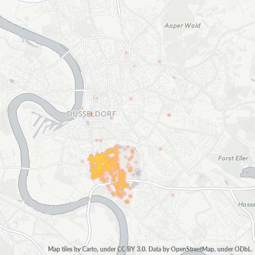 40225 Standortdichte-Heatmap