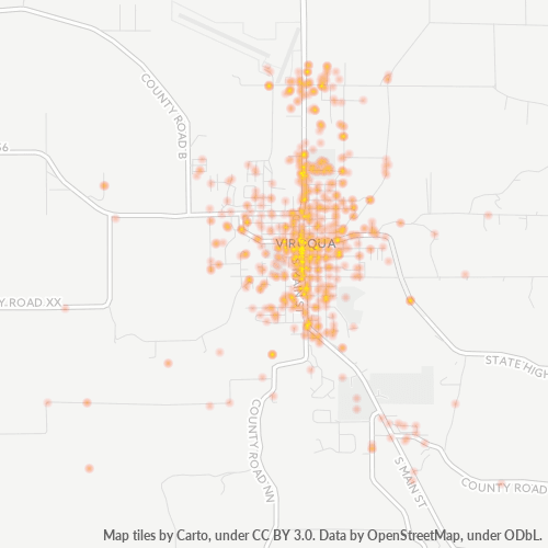 54665 Business Density Heatmap