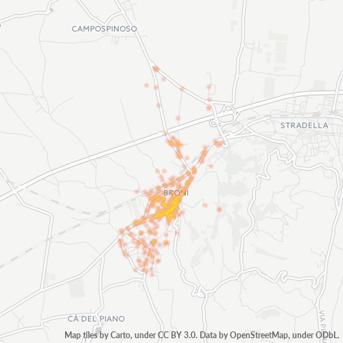 Mappa di calore per cap 27043