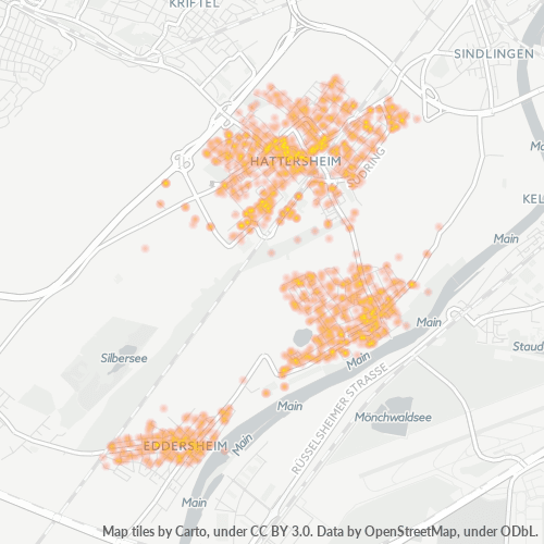 Heatmap für plz 65795