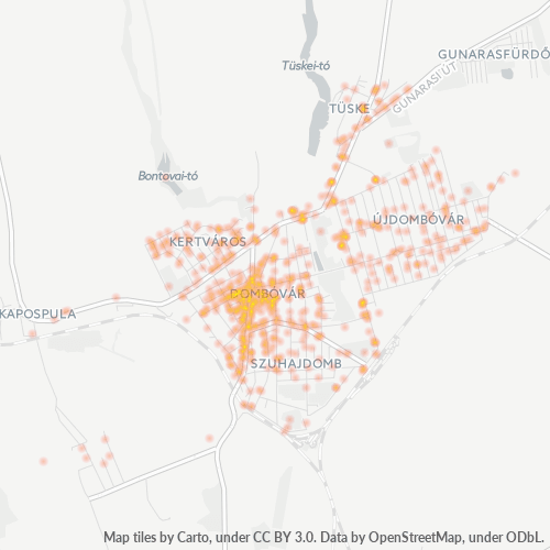 7200 Vállalati sűrűségi térkép