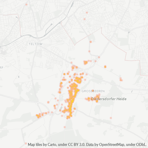Heatmap für plz 14979