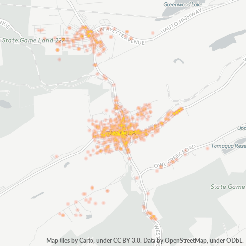 18252 Business Density Heatmap