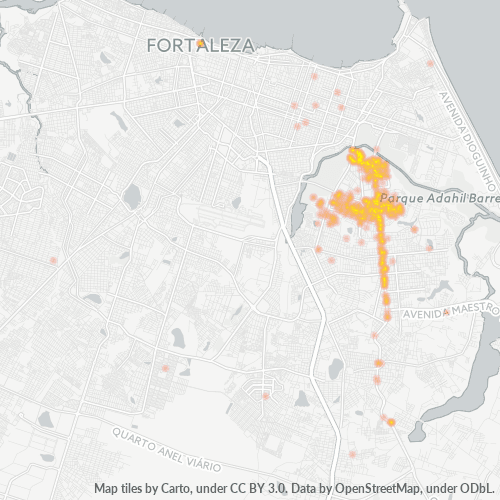 60811-000 Mapa de calor de densidad empresarial