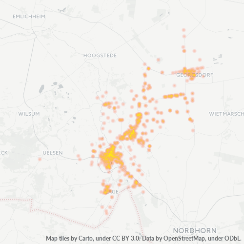 Heatmap für plz 49828