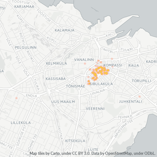 10143 Äritegevuse tiheduse kaart