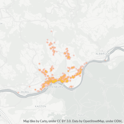 Heatmap für plz 79725