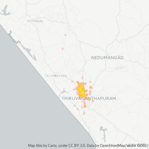 695004 Business Density Heatmap