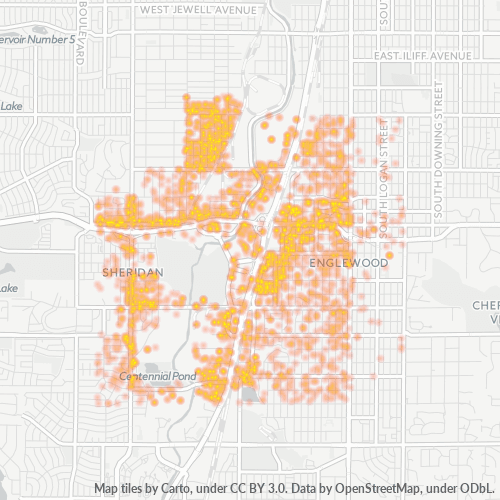 80110 Business Density Heatmap