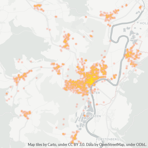 Heatmap für plz 37671