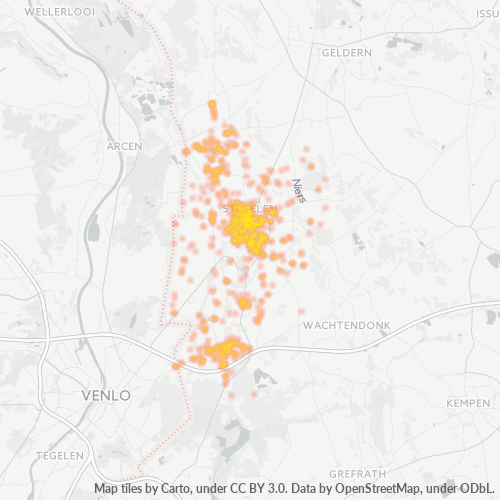 Heatmap für plz 47638