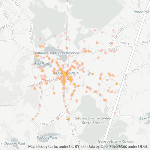 01833 Business Density Heatmap