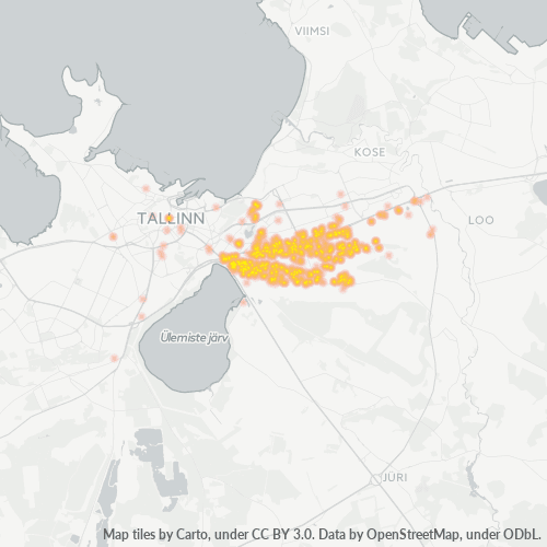 11415 Äritegevuse tiheduse kaart