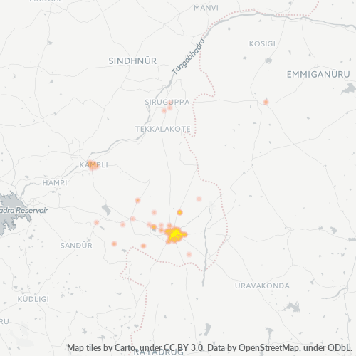 583101 Business Density Heatmap