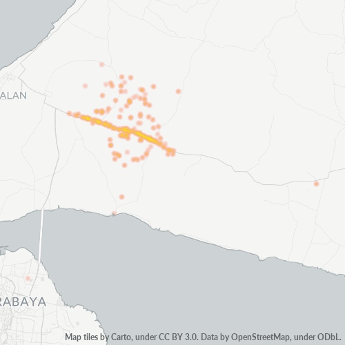 69172 Peta Panas Densitas Bisnis