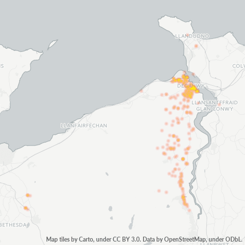 LL32 Business Density Heatmap