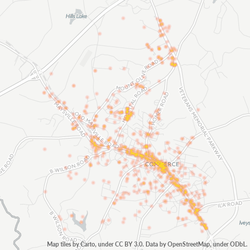 30529 Business Density Heatmap