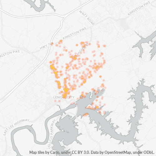 37772 Business Density Heatmap