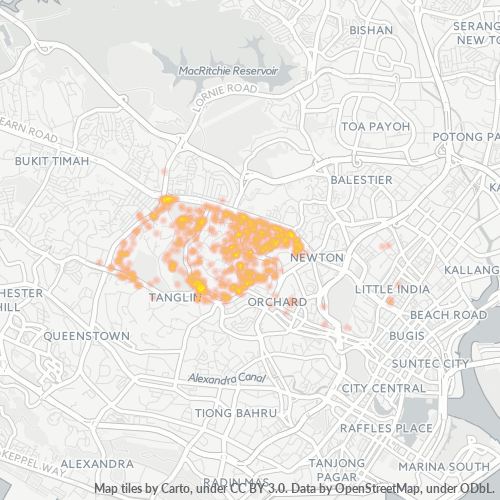 25 Business Density Heatmap