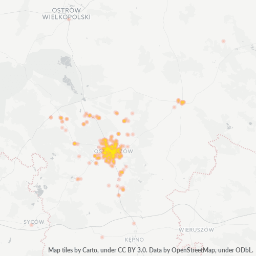 63-500 Mapa intensywności działalności gospodarczej