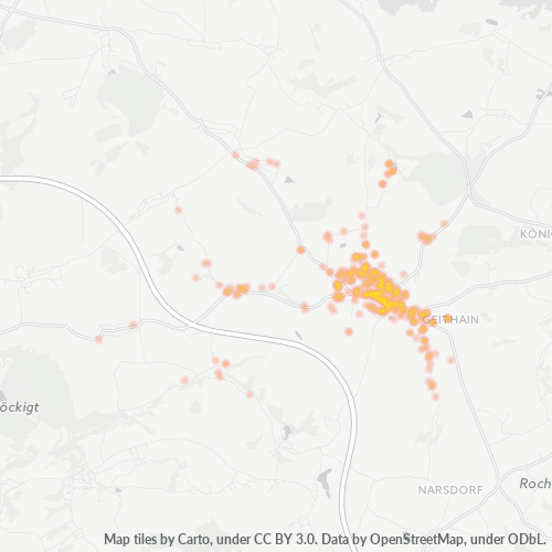 Heatmap für plz 04643