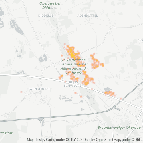 Heatmap für plz 38179