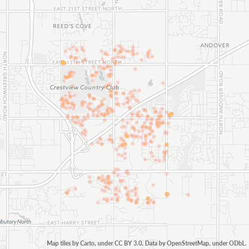 67230 Business Density Heatmap