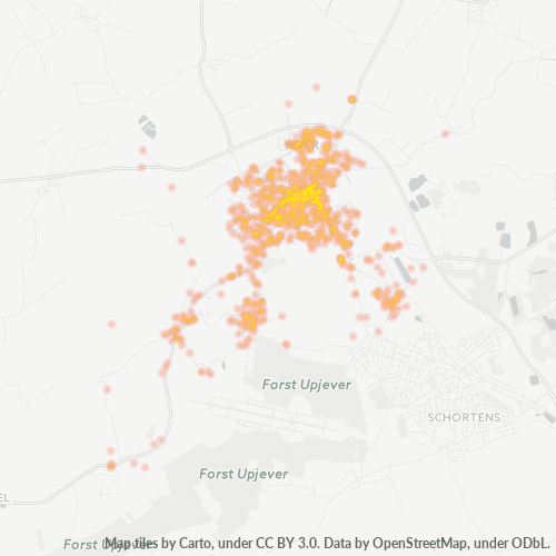 Heatmap für plz 26441