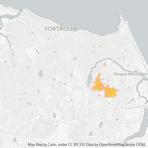 60821-000 Heatmap de Densidade da Empresa