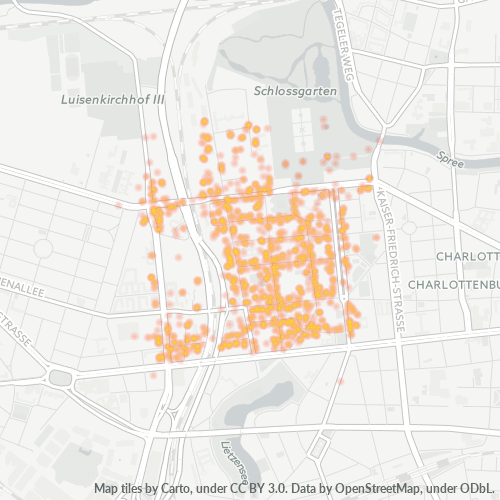 Heatmap für plz 14059