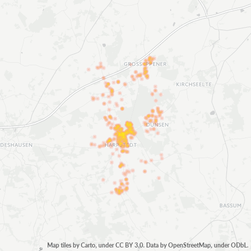 Heatmap für plz 27243