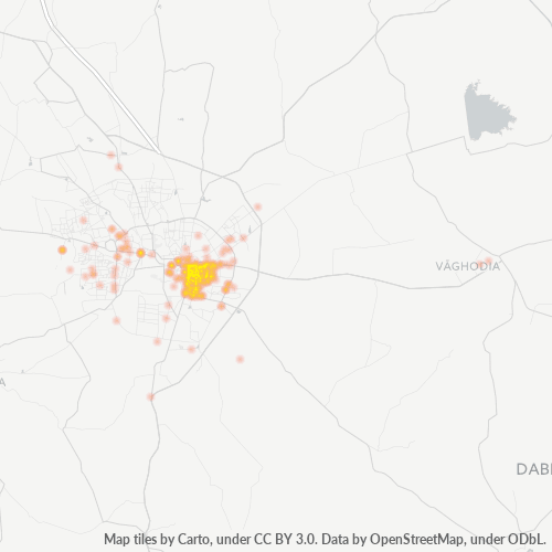 390017 Business Density Heatmap