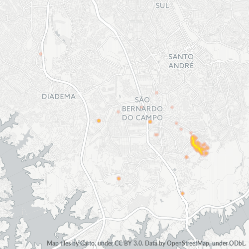 09784-000 Heatmap de Densidade da Empresa
