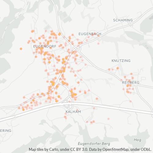 Heatmap für postleitzahl 5301