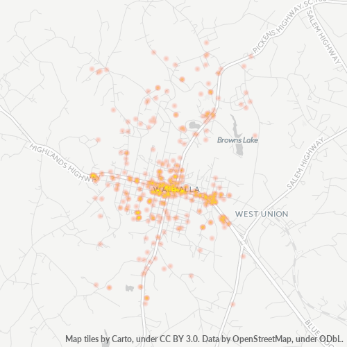 29691 Business Density Heatmap