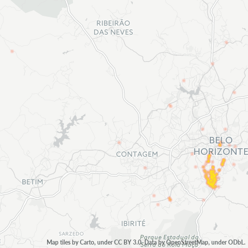 30360-000 Heatmap de Densidade da Empresa