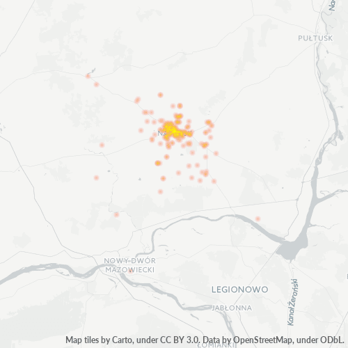 05-190 Mapa intensywności działalności gospodarczej