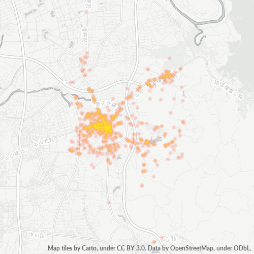 712 商業密度熱圖